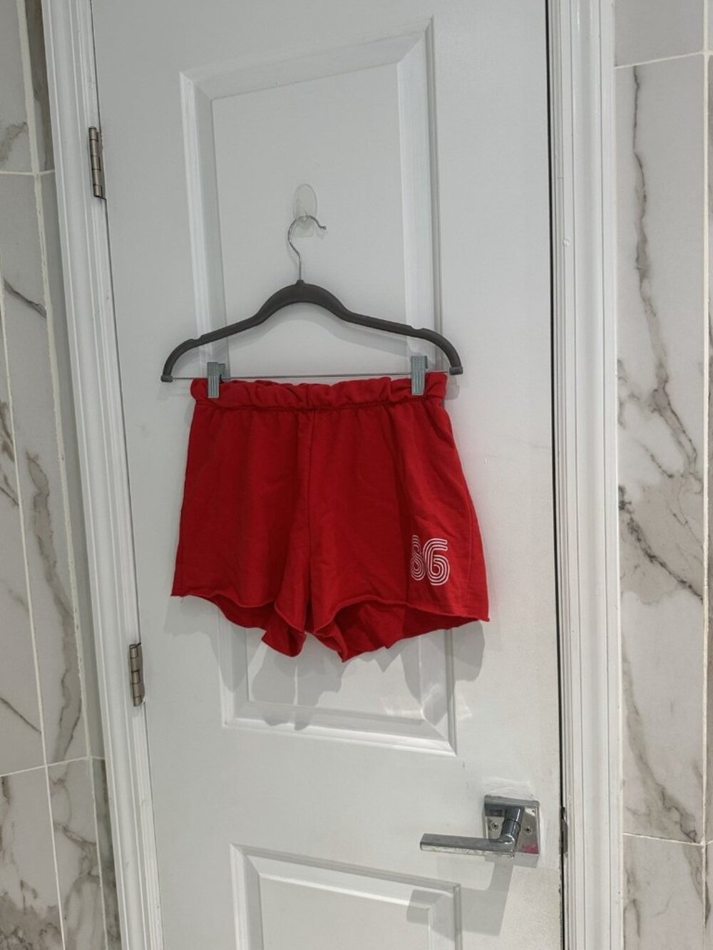 Primark Women’s Red Shorts Elasticated Waist  Size Small